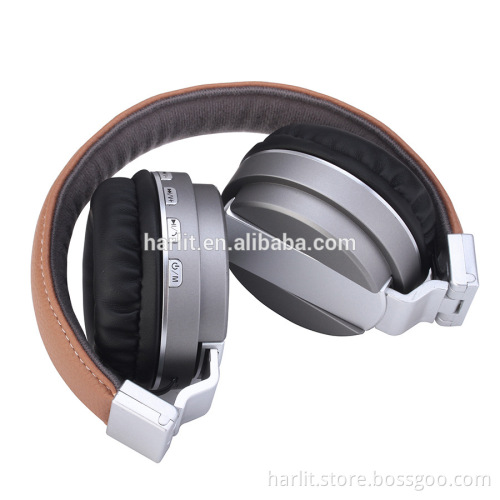 Headband Wireless Bluetooth Headphones with Microphone And Volume Control 3.5 mm Audio Cable For Computer